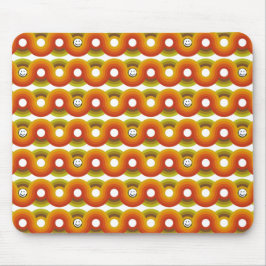 Mousepad Smiley Vintage Retro Pattern No. 02