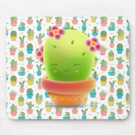Mousepad Smiling Cactus