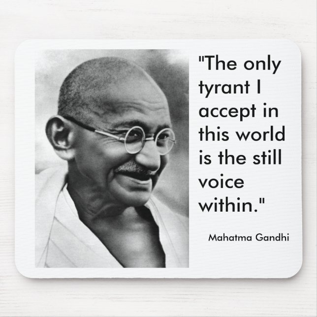 Mousepad Smiling Gandhi (Frente)