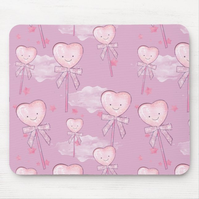 Mousepad Smiling Heart Lollipop (Frente)