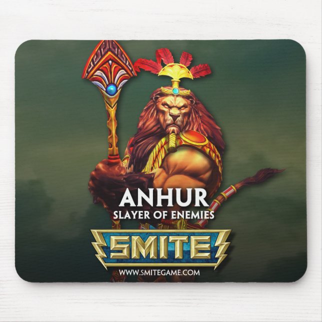 Mousepad SMITE: Anhur, assassino dos inimigos (Frente)