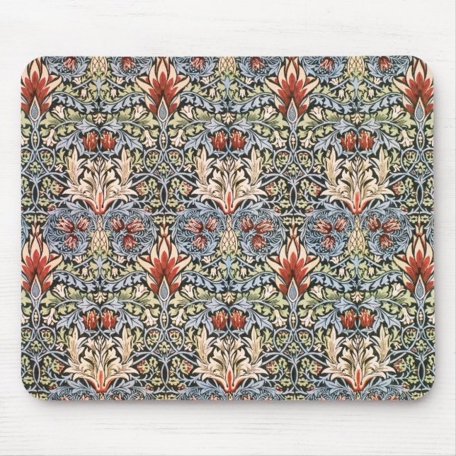 Mousepad Snakeshead Pattern (por William Morris) (Frente)