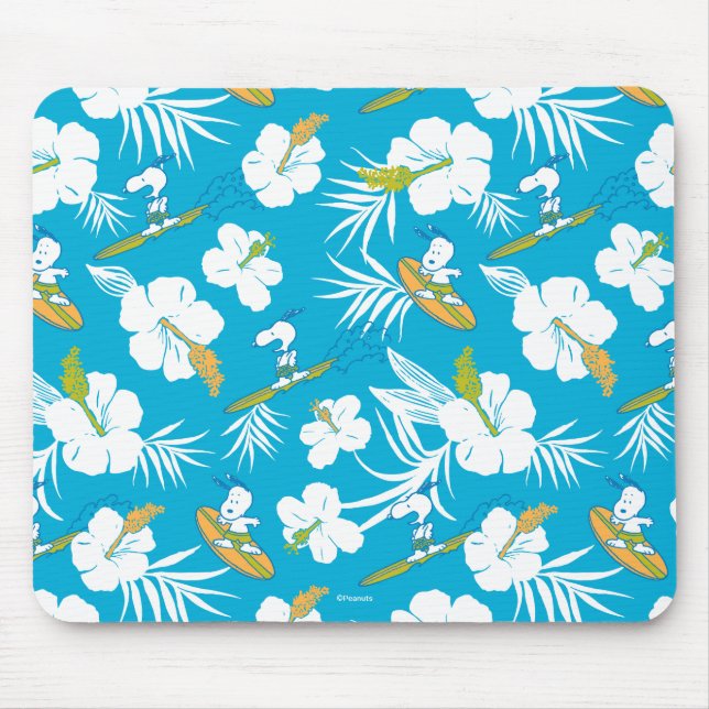 Mousepad Snoopy Brooklyn Beach Pattern (Frente)