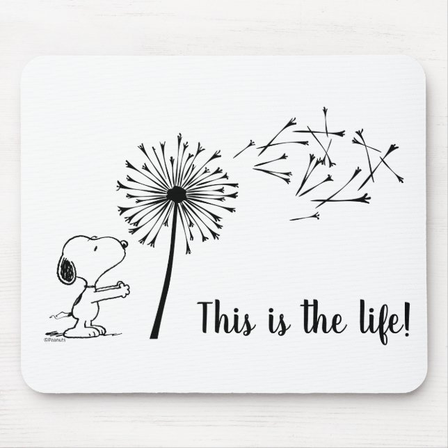 Mousepad Snoopy Com Dandelion (Frente)