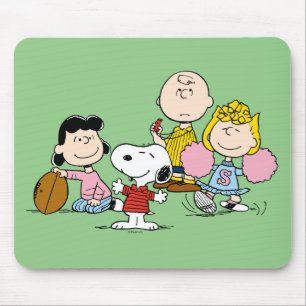 Mousepad Snoopy e Gang Play Futebol