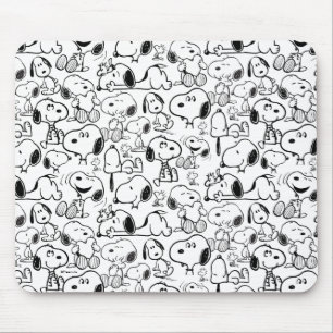 Mousepad Snoopy Smile Giggle Ria Padrão