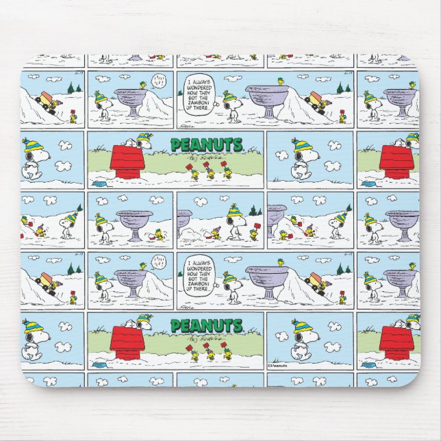 Mousepad Snoopy & The Zamboni Crew (Frente)