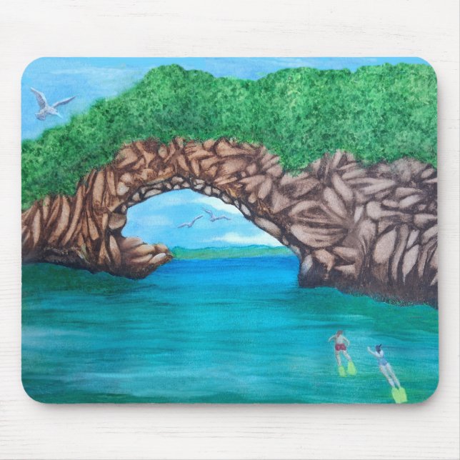 Mousepad Snorkeling no Paraíso (Frente)