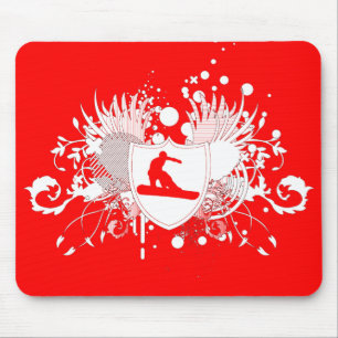 Mousepad snowboard de alta fidelidade.