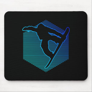 Mousepad Snowboard, modista masculina de esportes de invern