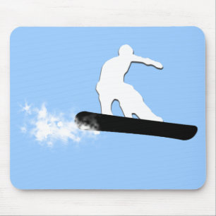Mousepad snowboard. simples.