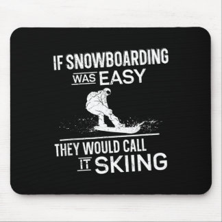 Mousepad Snowboard Snowboard Vintage 3