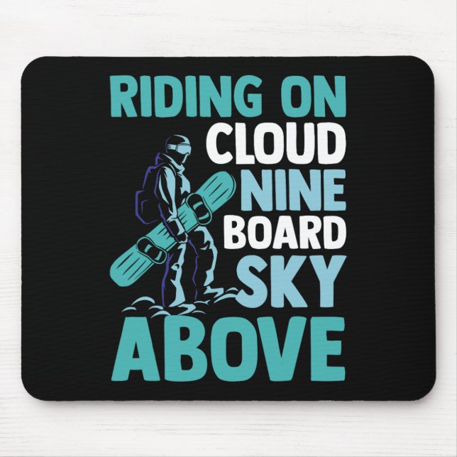 Mousepad Snowboarder (Frente)