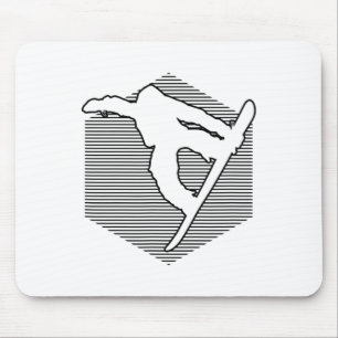 Mousepad Snowboarder Masculino Snowboard