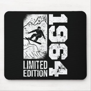 Mousepad Snowboarder Vintage 1964 Birthday Snowboard Sno