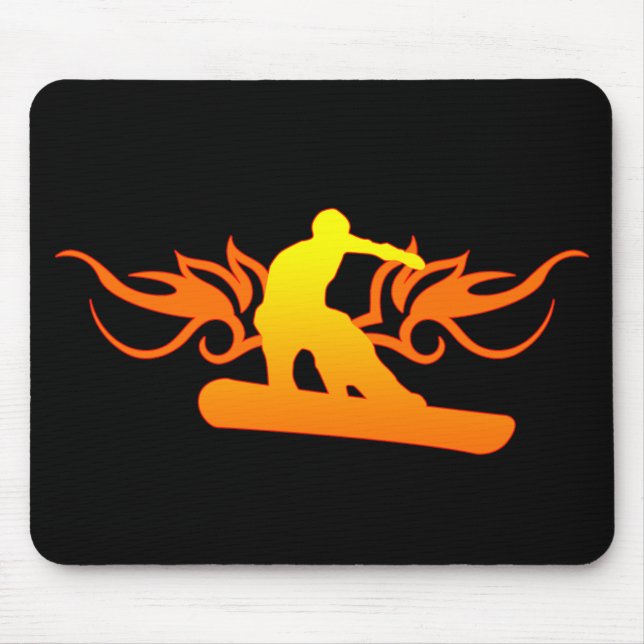 Mousepad snowboarding. tribal (Frente)