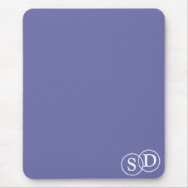 Mousepad Snowdrops floral Iniciais Trendência para ela