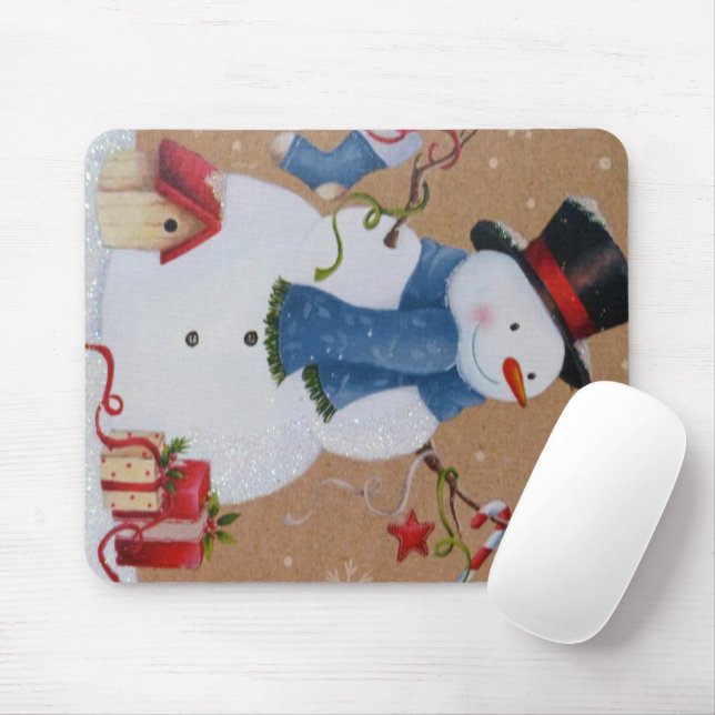 Mousepad Snowman (Com mouse)