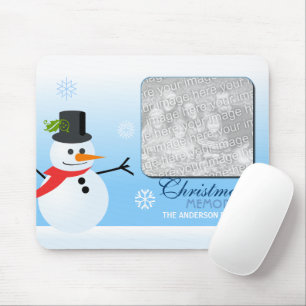 Mousepad Snowman (com fotografia)