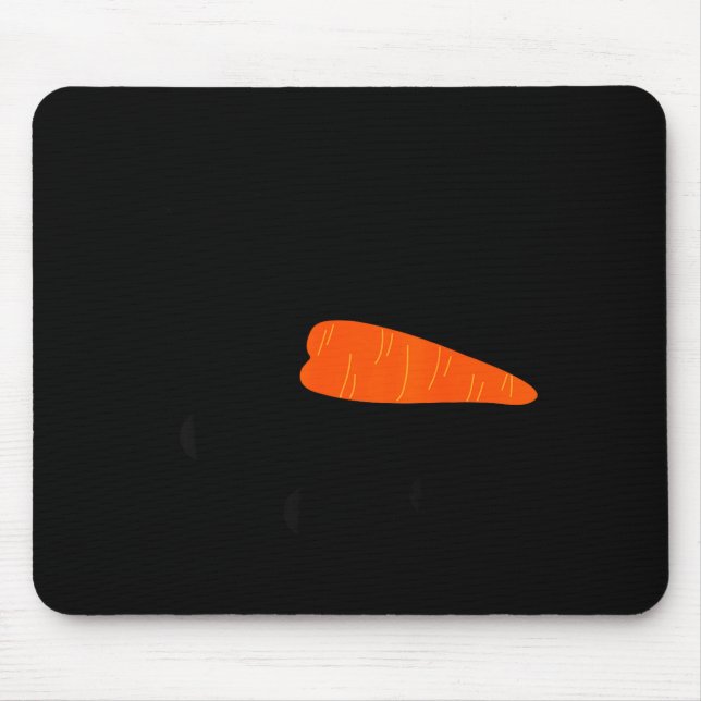 Mousepad Snowman Face Eyelashes For Women Christmas Winter  (Frente)