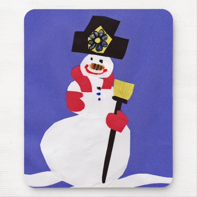 Mousepad Snowman por VictoriaShaylee (Frente)