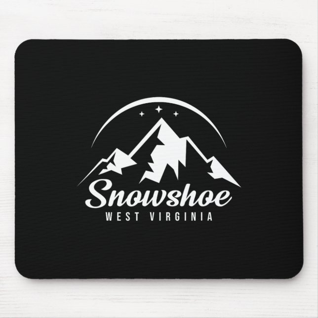 Mousepad Snowshoe West Virginia Ski Resort Skiing Snowboard (Frente)