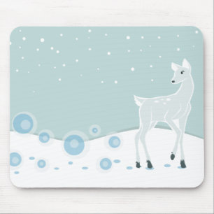 Mousepad Snowy Deer