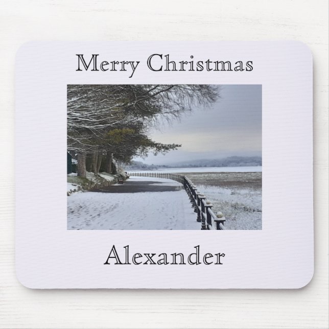 Mousepad Snowy Morning (Frente)