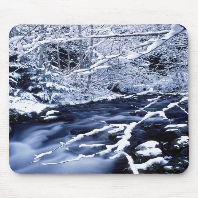 Mousepad Snowy Stream - (Frente)