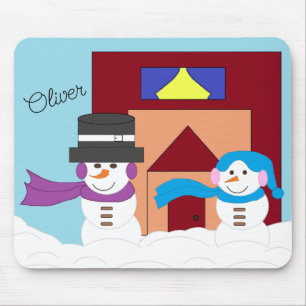 Mousepad Snowy Winter