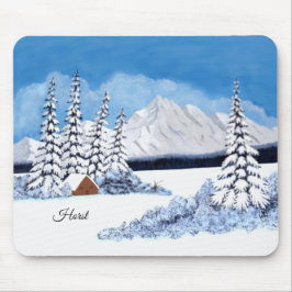 Mousepad Snowy Winter