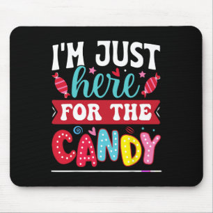 Mousepad Só estou aqui para o Hallowee de Natal divertido.