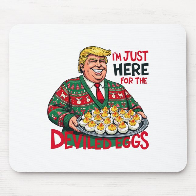 Mousepad Só estou aqui para os ovos devorados. (Frente)