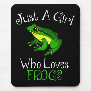 Mousepad Só Uma Garota Que Adora Sapos Sapos Engraçados