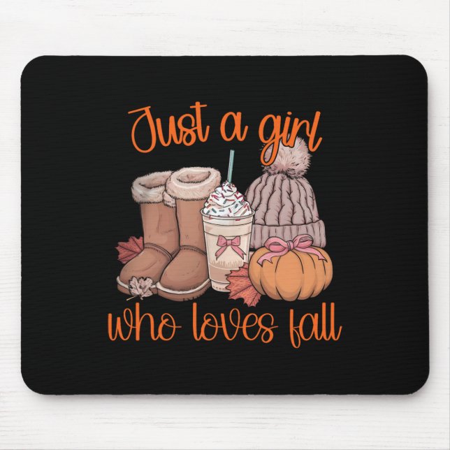 Mousepad Só Uma Menina Que Adora A Coqueta De Pumpkin (Frente)