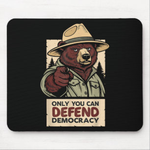 Mousepad Só Você Pode Defender A Democracia - Contra A Auto
