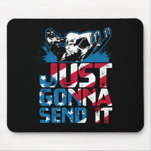 Mousepad Só Vou Enviar Para Os EUA Snowmobile Rider