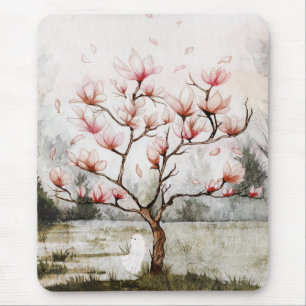 Mousepad Sob a Árvore Magnolia