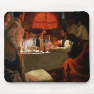 Mousepad Sob a luz vermelha, c.1910