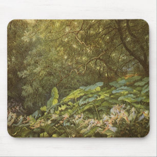 Mousepad Sob as Folhas da Doca por Richard Doyle, Arte das 