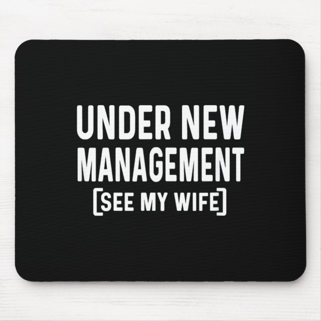 Mousepad Sob Nova Gestão Veja O Dia Do Casamento Da Esposa (Frente)