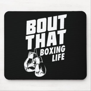 Mousepad Sobre A Camisa De Vida De Boxing - Luvas De Boxing