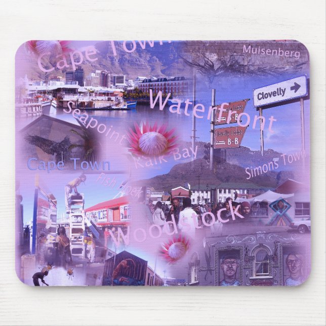 Mousepad sobre a Cidade do Cabo (Frente)