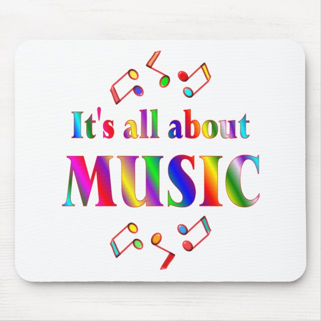 Mousepad Sobre a música (Frente)