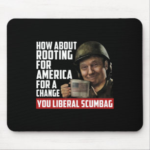 Mousepad Sobre A Raiz Da América Para A Mudança Anti-Libera