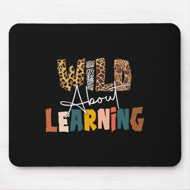 Mousepad Sobre Aprender Professor De Volta Ao Ensino Escola (Frente)