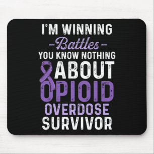 Mousepad Sobredosagem de opióides Sobrevivência do Guerreir