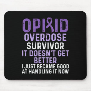 Mousepad Sobredosagem de opióides Sobrevivência do Guerreir