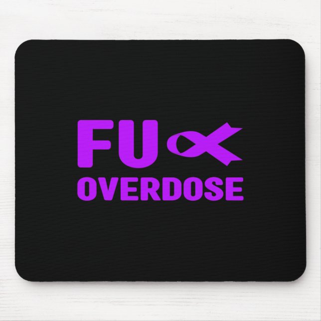 Mousepad Sobredosagem - Sensibilização do Vício (Frente)