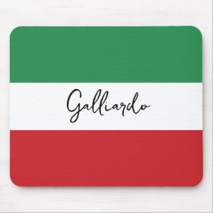 Mousepad Sobrenome de Família Personalizado Italiano